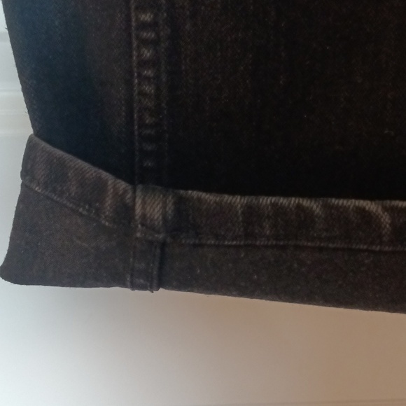 VTG Simply Vera Wang 5 pocket jeans 33/30 black with VS on back pockets boot cut - Picture 12 of 13